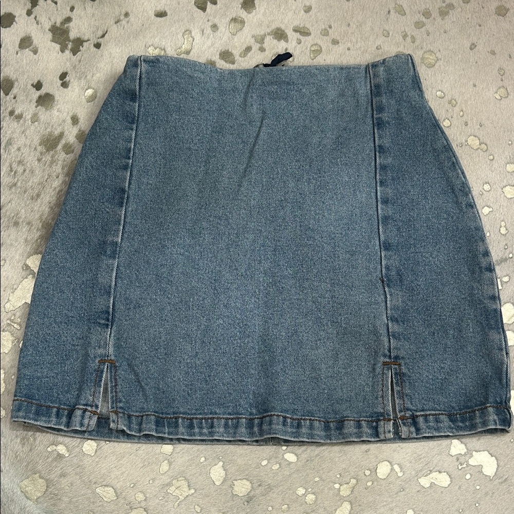 Denim Blue Skirt